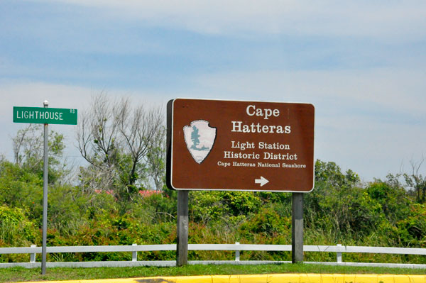 Cape Hatteras Light Station sign